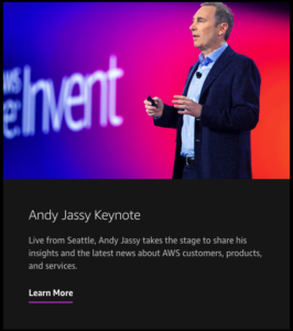 Andy Jassy re:Invent