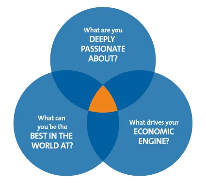 Diagram asking you what you are passionate about