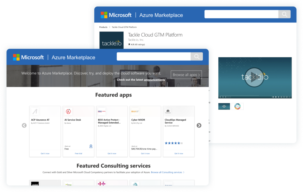 Tackle Platform App on the Microsoft Azure Marketplace Appstore